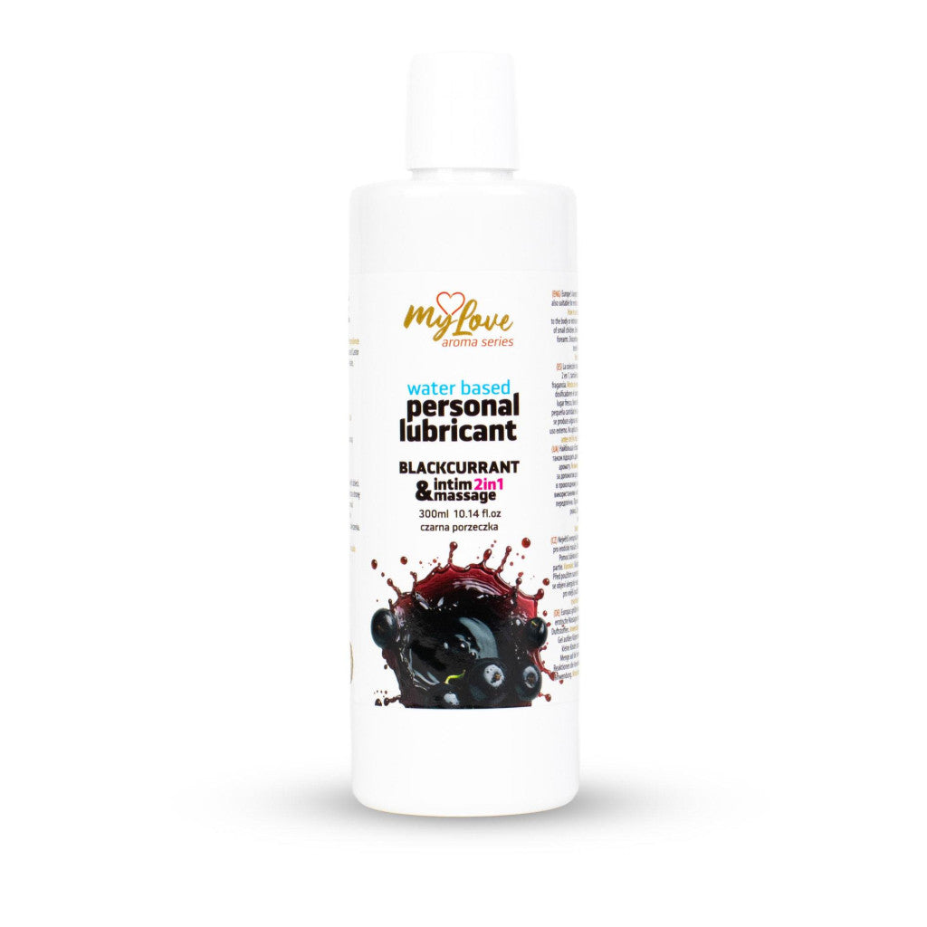 Mylove Intimate Gel And Massage Oil 2in1 Intensive Blackcurrant 300ml