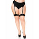 Leg Avenue – Premium Transparent Thigh Highs With Cuban Heel