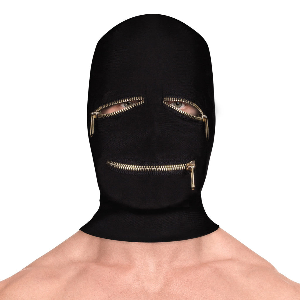 Extreme Zipper Mask – With Sexy Eye And Mouth Zippers