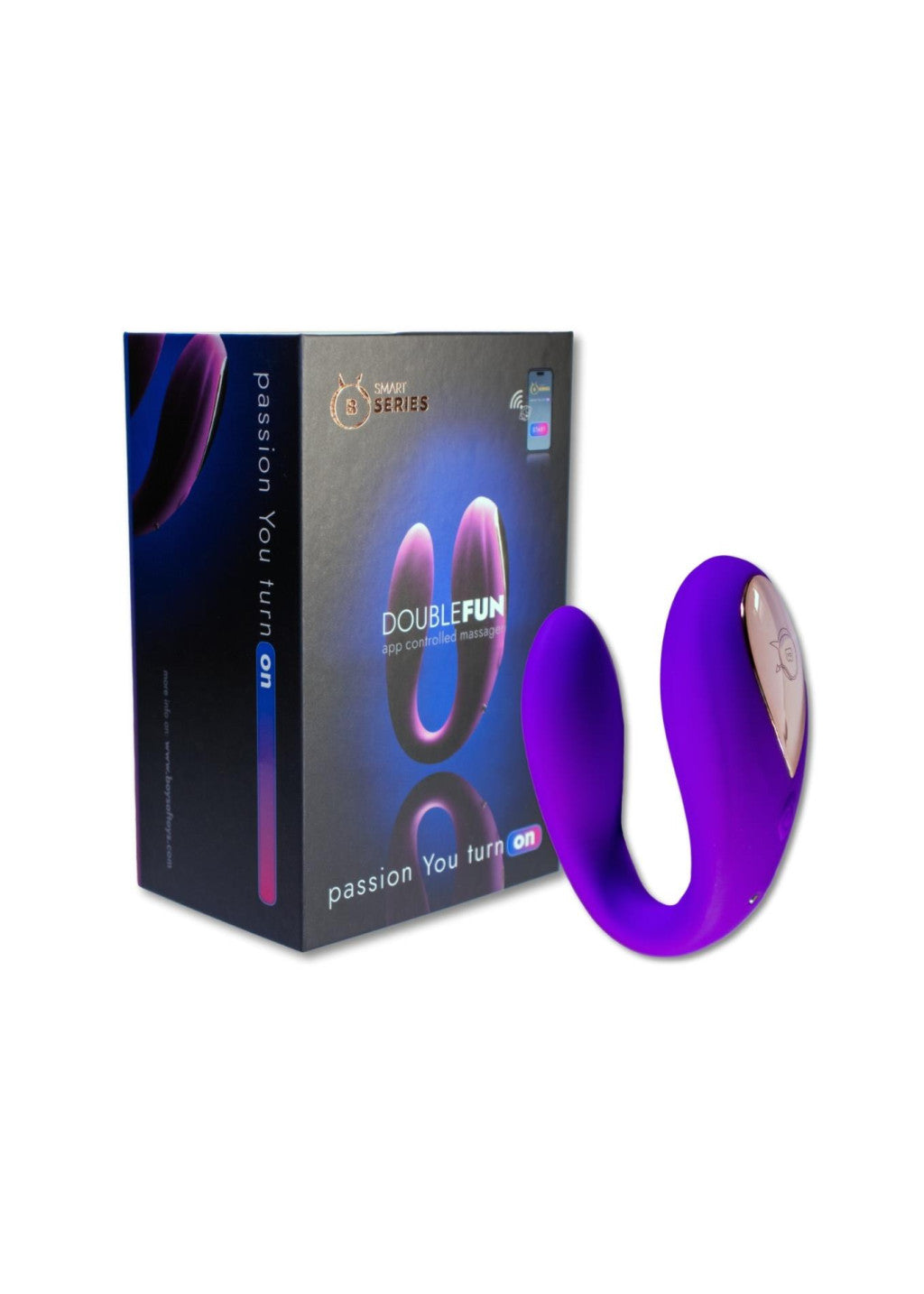 Doublefun Vibrator App-controlled 10 Modes Usb Charging