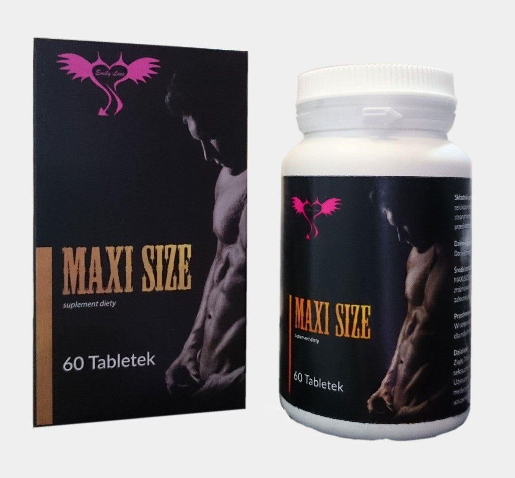 Maxi Size Dietary Supplement Penis Enlargement Erection Prolongation 60 Capsules