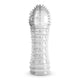 Crushious Penis Sleeve Thickening Textured 15.5 Cm Black