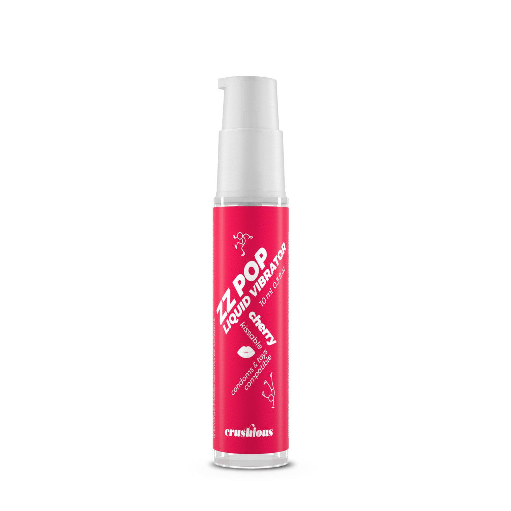 Crushious Zz Pop Liquid Vibrator Cherry Flavor 10 Ml