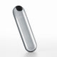 Crushious Vibrator Vibrating 10 Modes Usb Charging Silicon 7.6 Cm Silver