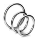 Crushious Penis Ring Set Metal Hot And Cold 3.8-5 Cm