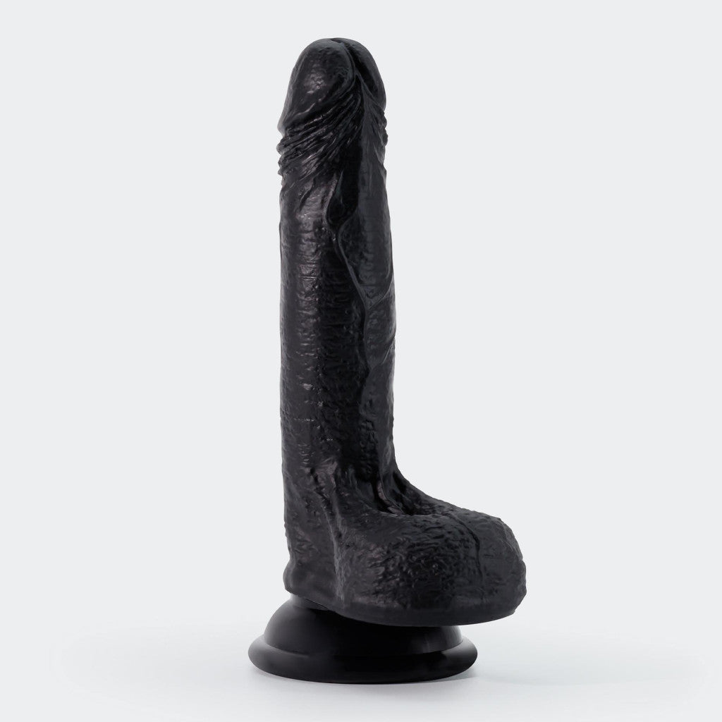 Crushious Dildo Strong Suction Cup Ultra-flexible 19 Cm Black