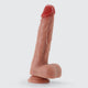 Crushious Dildo Realistic Strong Suction Cup 23 Cm Black