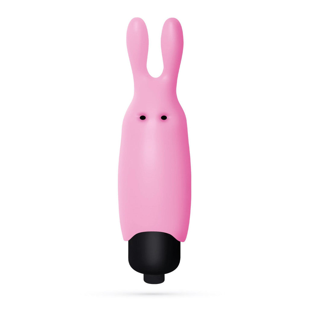 Crushious Vibrator 10 Modes Waterproof 8.8 Cm Pastel Pink