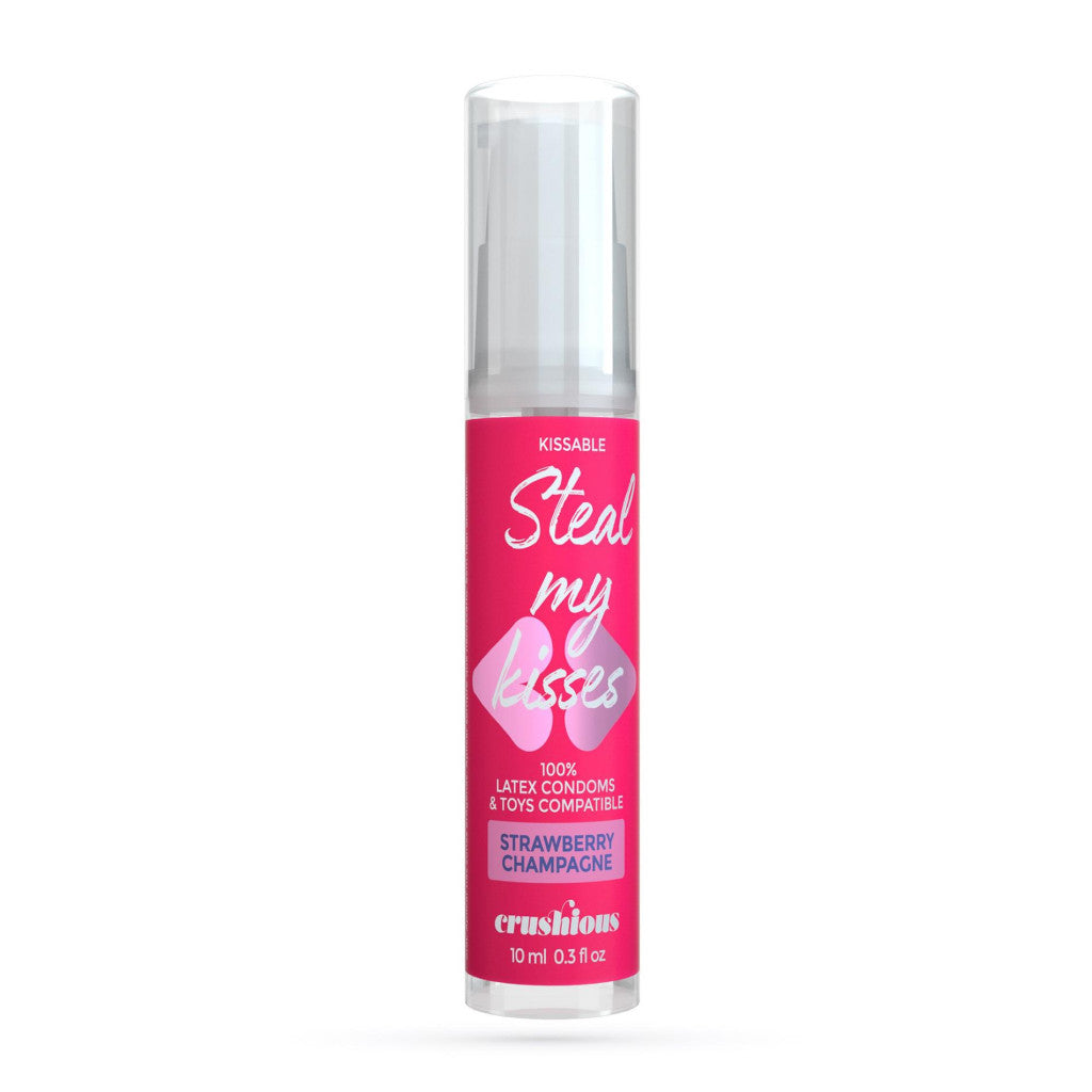 Crushious Steal My Kisses Strawberry Sparkling Flavored Lubricating Gel 10 Ml