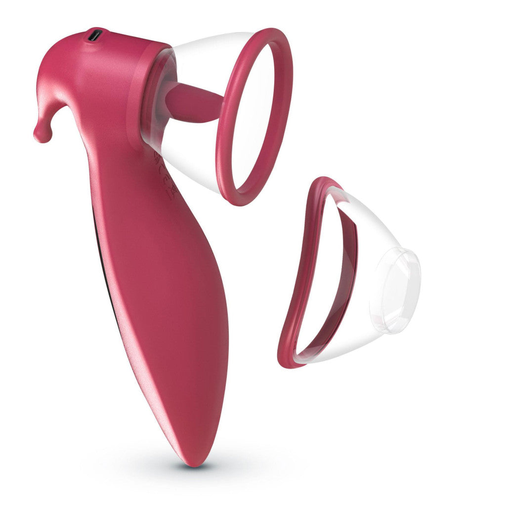 Crushious Suction Stimulator With Licking And Vibrating Function 17.7 Cm Black