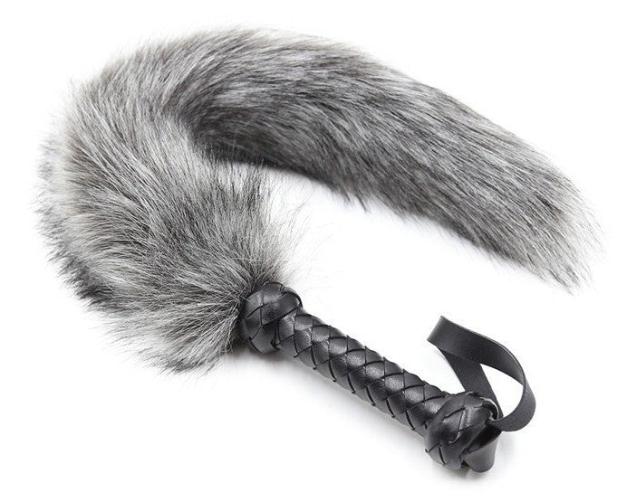 Whip For Caress – Sensual Whip 45 Cm Gray