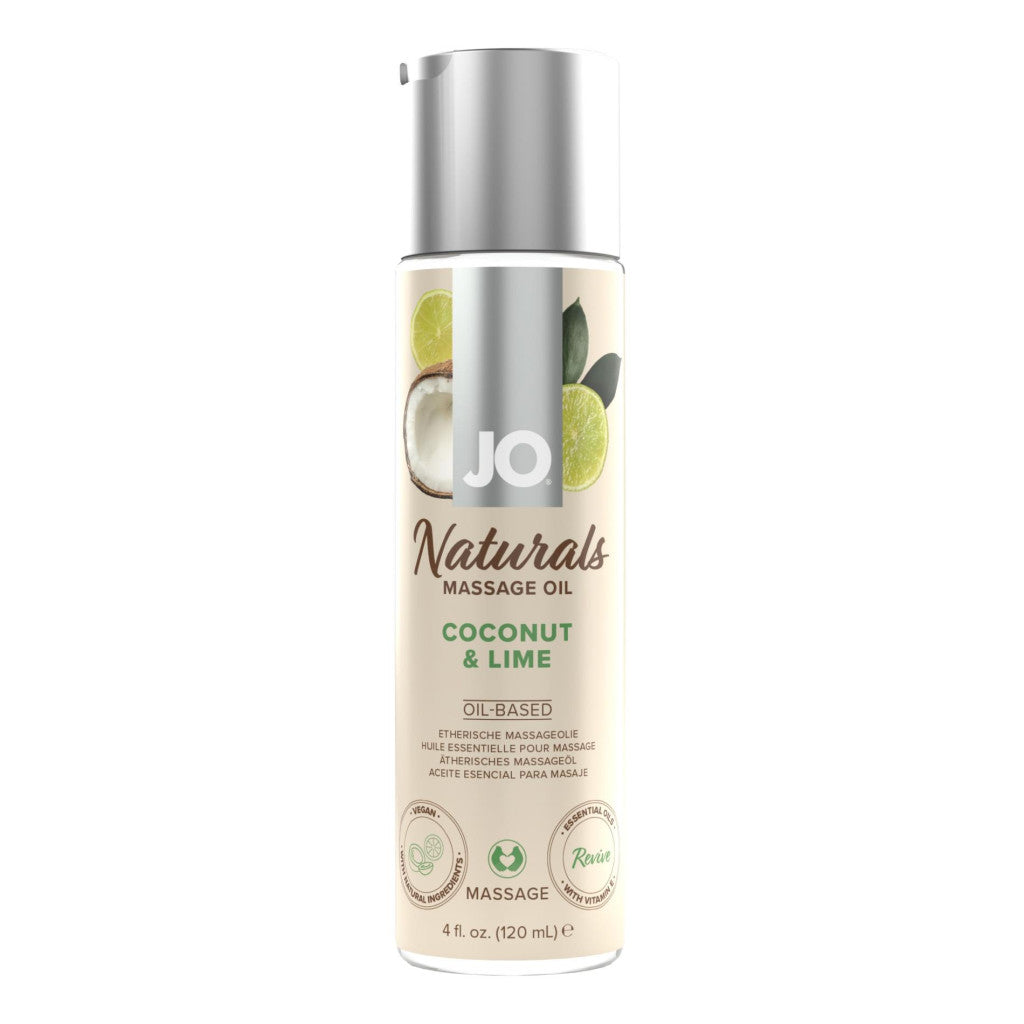 System Jo Naturals Massage Oil Coconut-lime 120 Ml
