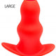 Plug Tunnel Stretch Red – Large 15 X 7 Cm Pleasure Indulgence