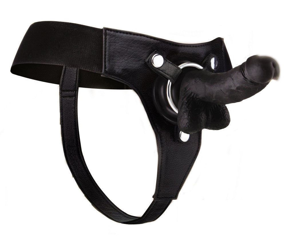 Realistic - 7 Inch - Premium Strapon Black