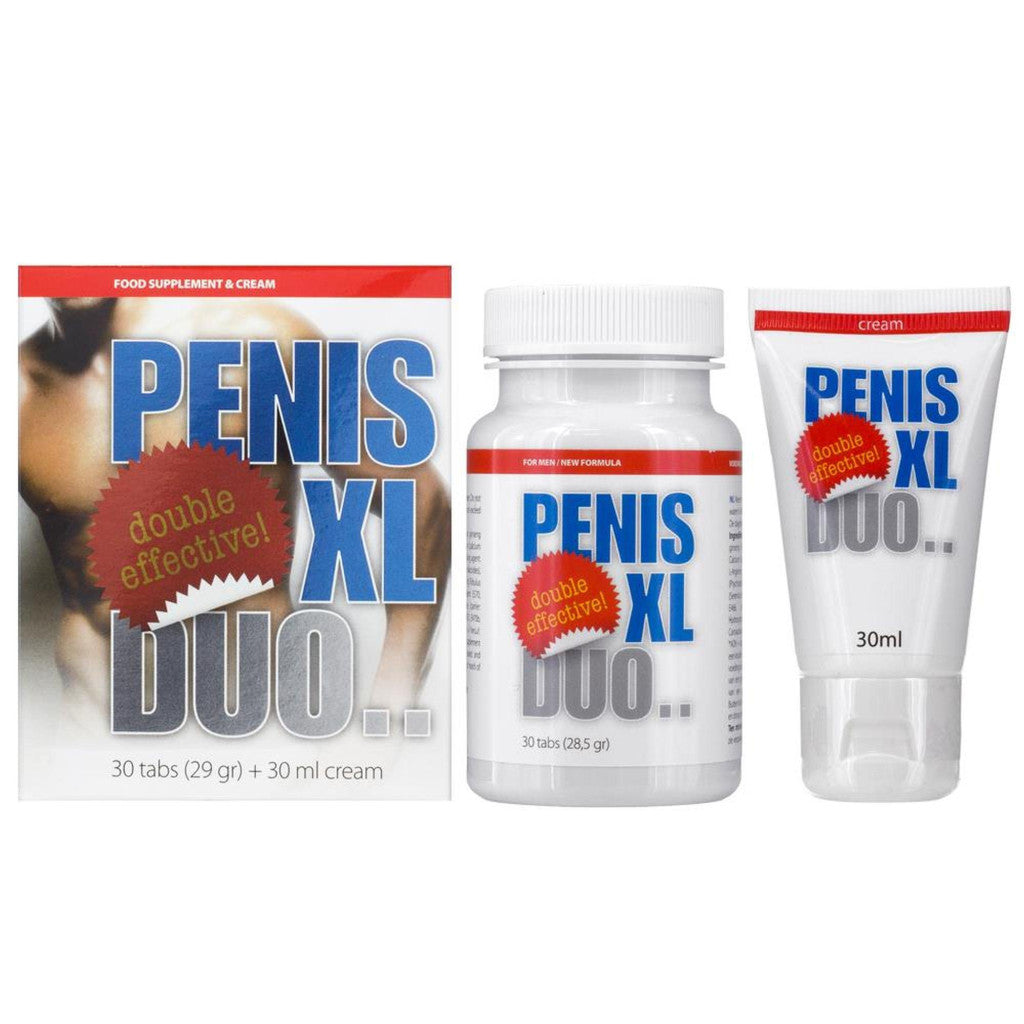 Sex Toy Set With Male Potency Enhancing Ingredients Xl Duo Pack
