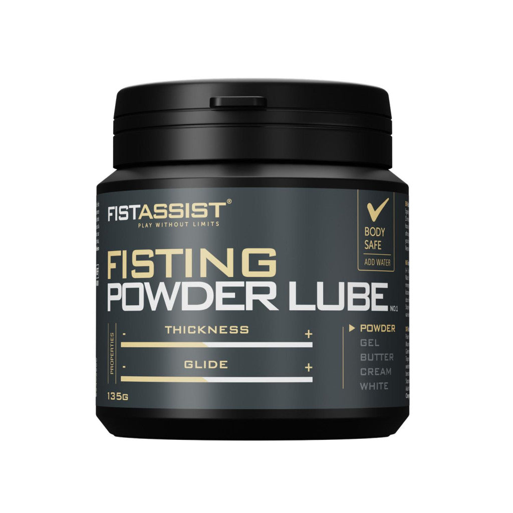 Fist Assist Lubricant Powder Water-mixable Pure Formula 135 G