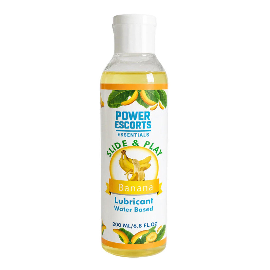 Power Escorts Water-based Lubricant With Hyaluronic Acid Banana 200 Ml