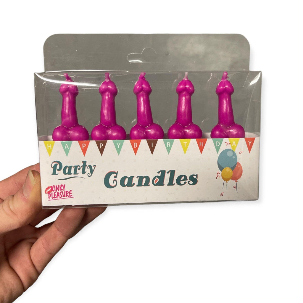 Party Pink Candle Set 5 Pieces