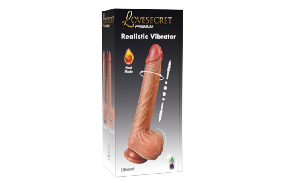 Lovesecret Vibrator App-controlled Warmer 21.5 Cm Skin Color