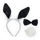 Sex Toy Role Play Set Soft Bunny Tail And Tiara White