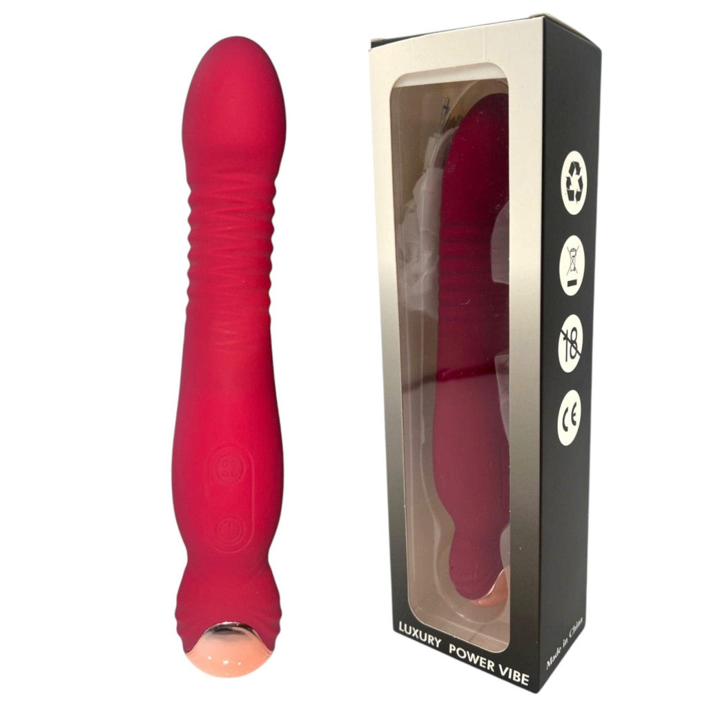 Power Escorts Vibrator 12 Vibration Levels Usb Charging Waterproof Silicone