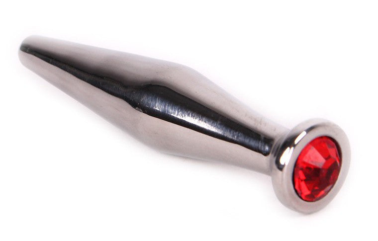Smooth Beaded Penis Plug – Premium Red 11 Mm