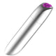 Stymulator Vibrator Usb Charging 20 Modes Waterproof Silver