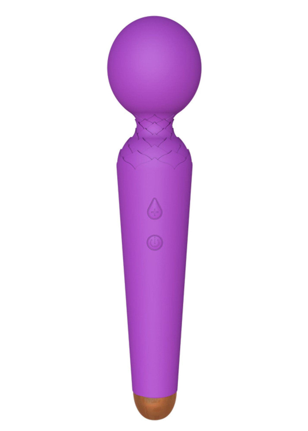 Power Wand Massager 10 Functions Usb Rechargeable Purple