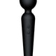 Sex Toy Waterproof Horizontal Head Vibrating Massager 10 Modes Black Usb Charging