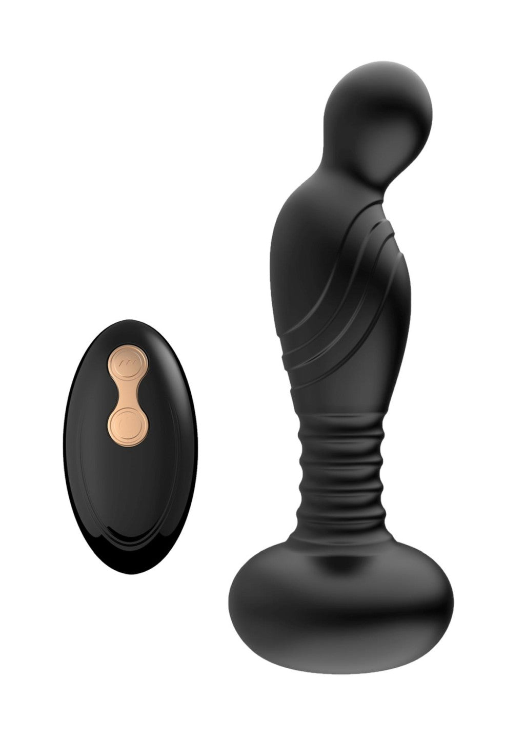Stymulator Prostate Massager Vibrating 10 Modes Usb Charging Black