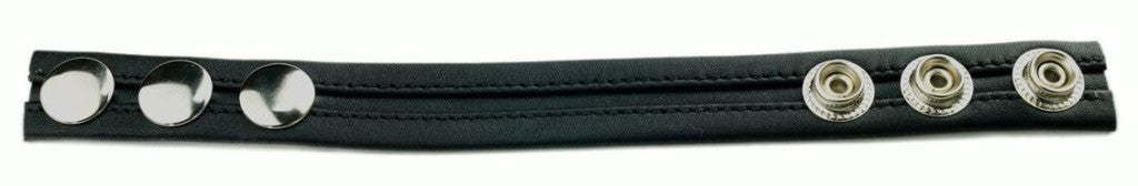 Leather Penis Ring With 3 Clasps - Stylish And Premium Elegance