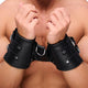 Premium Double Leather Handcuffs - For Sensual Bondage