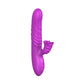 Vibrator Usb Rechargeable Heated 20 Modes Purple