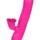Vibrator Angelia Vibrating Thrusting Heatable Usb Pink