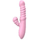 Vibrator Vibrating Thrusting Rotating Movement 20 Modes Usb Charging Heatable Black