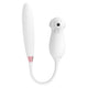 Elva Vibrator Non-stick And Vibrating 9+7 Functions Waterproof White