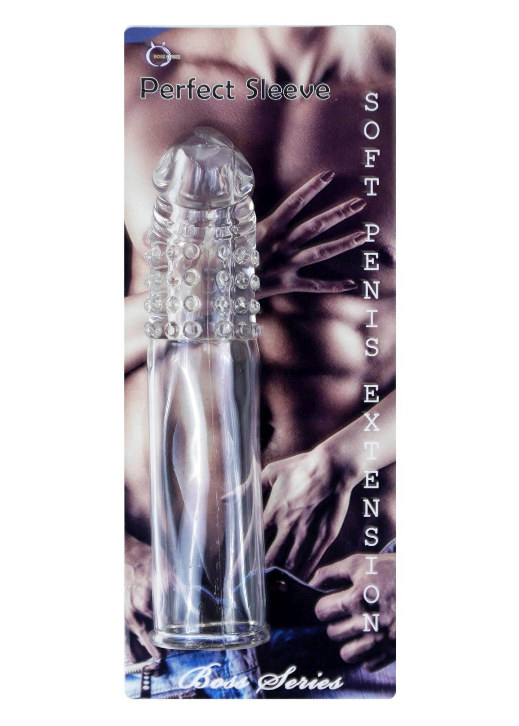 Sex Toy Silicone Penis Extender With Massage Dots 6 Cm