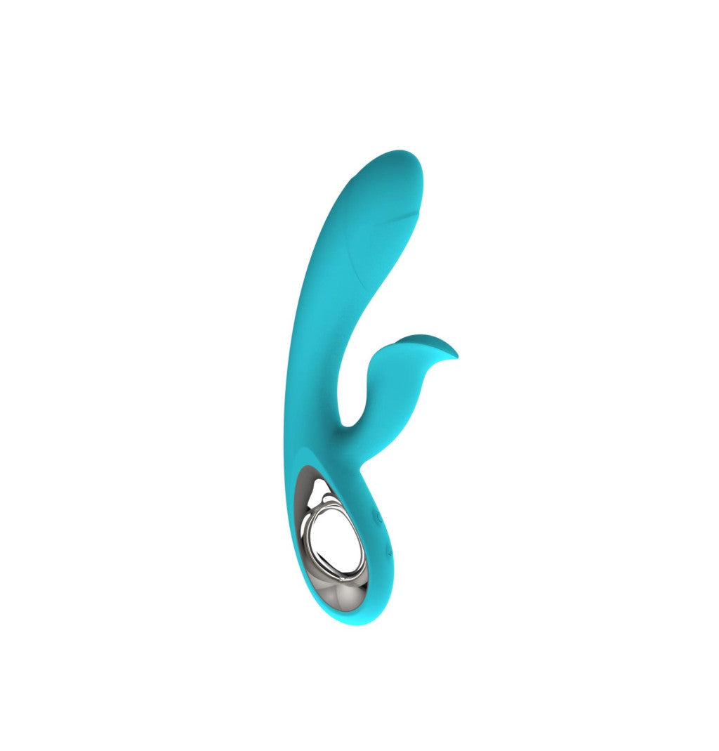 Vibrator Usb Charging 12 Functions Waterproof Blue
