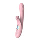 Vibrator Dual Motor 10 Frequencies Heatable Pink Usb Charging