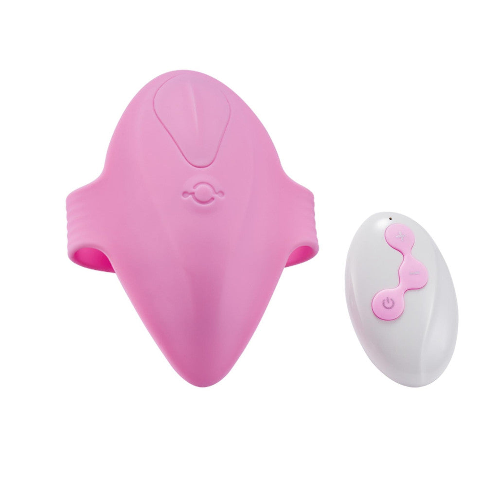 Strap On Vibrator 10 Modes With Remote Control Soft Pink