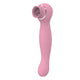 Vibrator Vibrating Suction Function Usb Charging Black Silicone