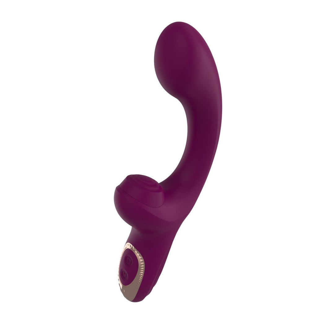 Sex Toy Vibrating And Pulsating Vibration Heated 7 Modes Purple