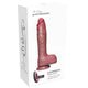 Vibrator Vibrating Telescopic Movement Intelligent Heating 25 Cm Black