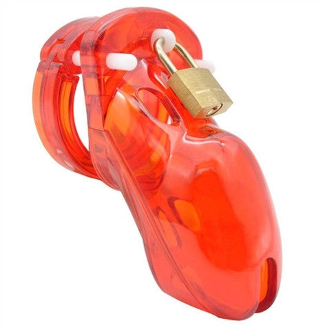 Locky - Premium Red Male Erection Cage 8 X 3.3 Cm