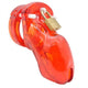 Locky - Premium Red Male Erection Cage 8 X 3.3 Cm