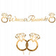Gold Paper Decorations Set For Bachelor Party