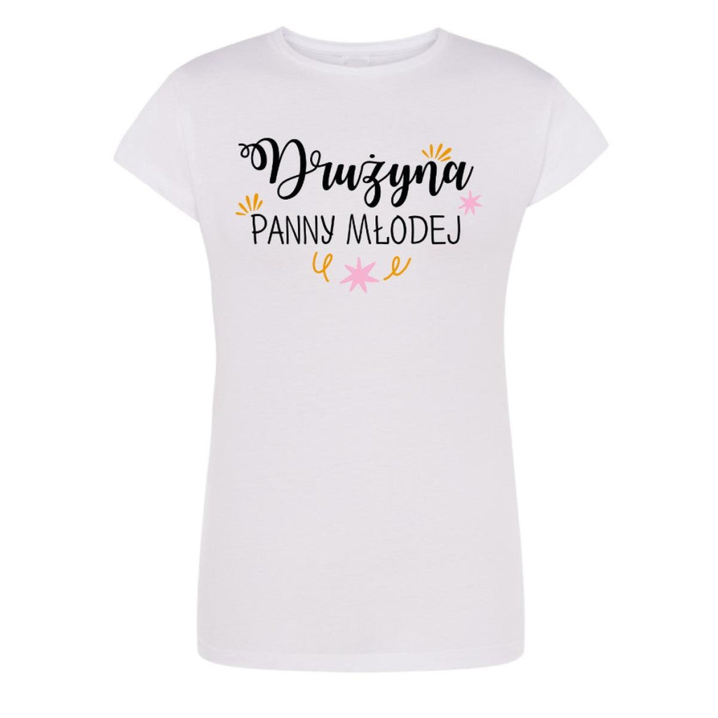 White Women's T-shirt Drużyna Panny Mlodej S