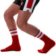Premium Red And White Sports Socks For Training