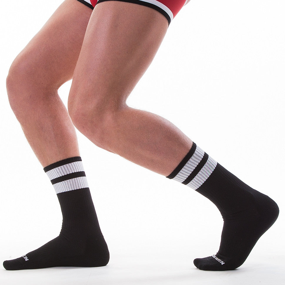 Sports Socks Black-white - Comfort And Style For Training