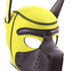 Yellow-black Neoprene Dog Mask – Stylish Protection